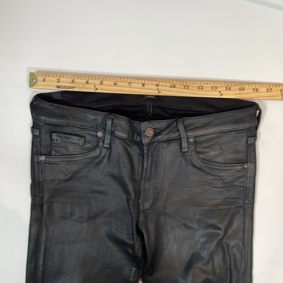 Citizens Of Humanity Jeans By Jerome Dahan 32 Black Shiny EUC - Picture 8 of 11